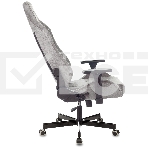 Кресло игровое Knight N1 Fabric серый Light-19 с подголов. крестовина металл, фото19
