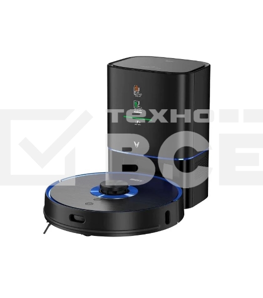 Робот-пылесос Xiaomi Viomi Robot Vacuum Cleaner S9 черный (V-RVCLMD28C), 50 Вт, 5200 мАч Li-Ion, уборка влажная/сухая, пылесборник контейнер 0.3 л