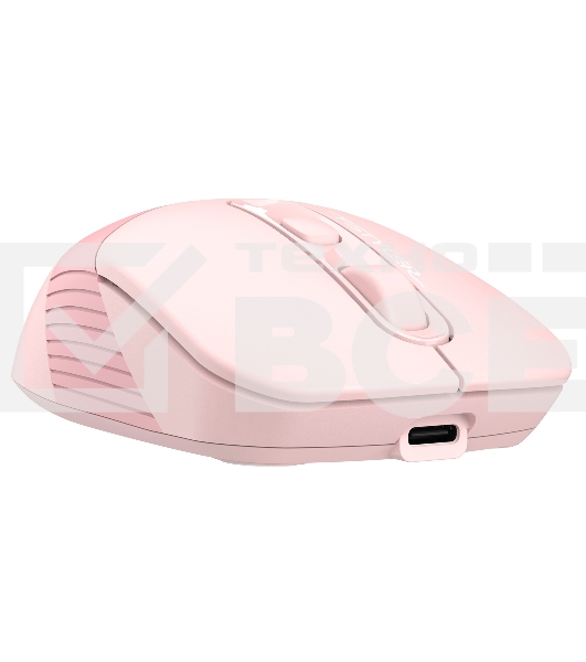 Мышь беспроводная A4Tech Fstyler FB10C розовый, 2000 dpi, радиоканал, Bluetooth, USB, кнопки - 4