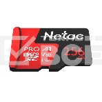 Флеш Карта MicroSD card Netac P500 Extreme Pro 256GB, retail version w/SD adapter, фото2