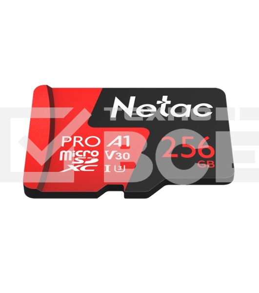 Флеш Карта MicroSD card Netac P500 Extreme Pro 256GB, retail version w/SD adapter