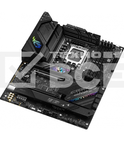 Материнская плата ASUS ROG STRIX B760-F GAMING WIFI, LGA 1700, Intel B760, 4xDDR5, 4xSATA, 3xM.2, 1xPCI-E 5.0 x16, 1xPCI-E 3.0 x4, 1xHDMI, 1xDP, 1x 2.5Gb LAN, 1xUSB-A 3.2 Gen 2, 6xUSB-A 3.2 Gen 1, 1xUSB-C 3.2 Gen 2x2, 5x3.5 мм, 7.1, Standard-ATX