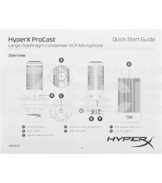 Микрофон HyperX ProCast Microphone