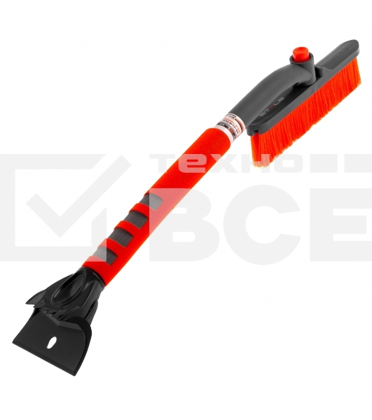 Щетка-сметка для снега со скребком, поворотная голова, 510 мм Stels