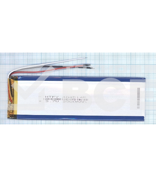 Аккумулятор Li-Pol (батарея) 4*45*145мм 3pin 3.7V/3800mAh