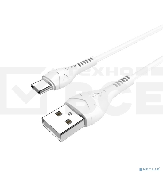Кабель USB Type-C/HOCO HC-10512 X37/1m/2.4A/White