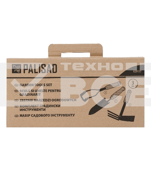 Набор садового инструмента Palisad деревянные рукоятки, 3 предмета