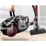 Пылесос Bosch BGS41POW1 черный/красный, 700 Вт, уборка сухая, пылесборник контейнер, 2.4 л, фото3