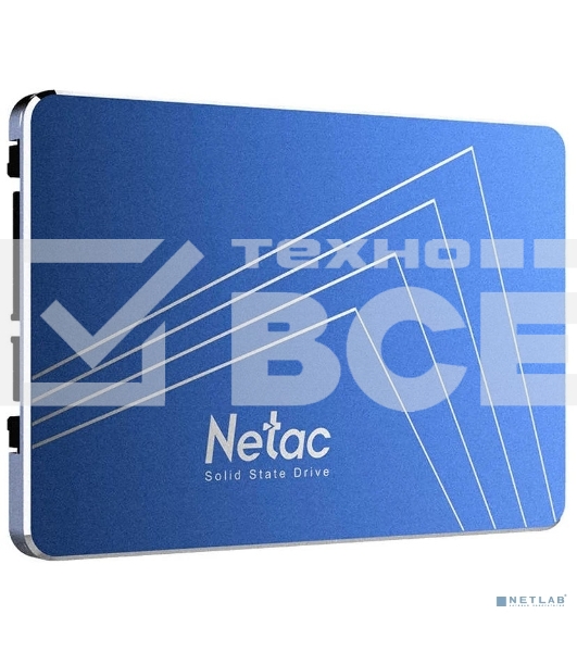 Накопитель SSD Netac N535S, 480Gb, SATA III, 2.5