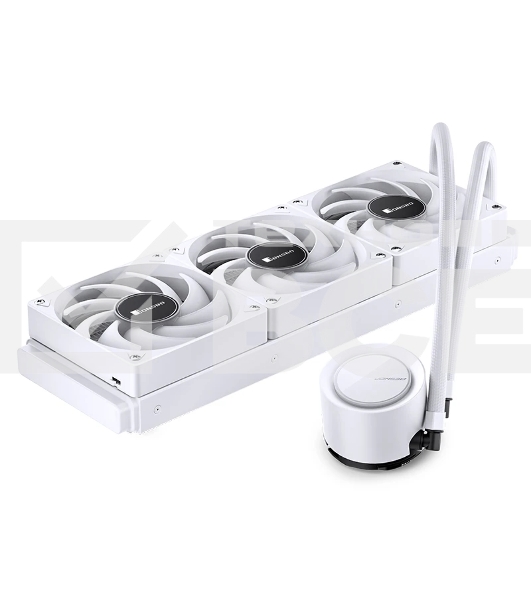 Система жидкостного охлаждения JONSBO TG-360 белый 120мм алюминий+медь 1800rpm 35.4db 4-pin 300W