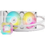 Система жидкостного охлаждения Corsair iCUE H100i ELITE CAPELLIX XT (240мм, белый, RGb/Fans: 2x120мм, 65.57CFM, 34.1dBA, 2400RPM/S: 1851, 1700, 1200, 115x, 2011, 2066, AM5, AM4), фото3