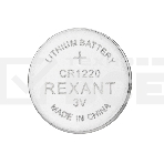 Батарейка литиевая Rexant CR1220 3В блистер 5 шт., фото 1