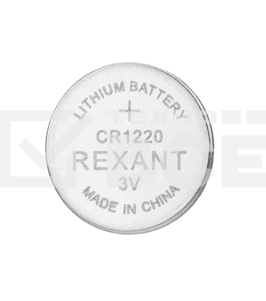 Батарейка литиевая Rexant CR1220 3В блистер 5 шт.