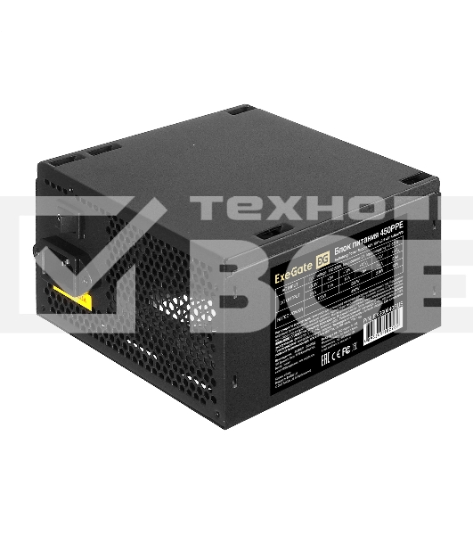 Блок питания ExeGate 450PPE (EX260640RUS), 450Вт, 120мм, черный