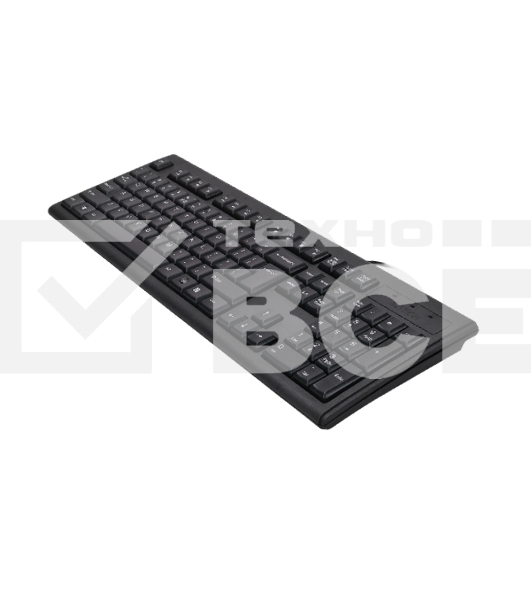 Клавиатура проводная A4Tech KR-83, USB, черный