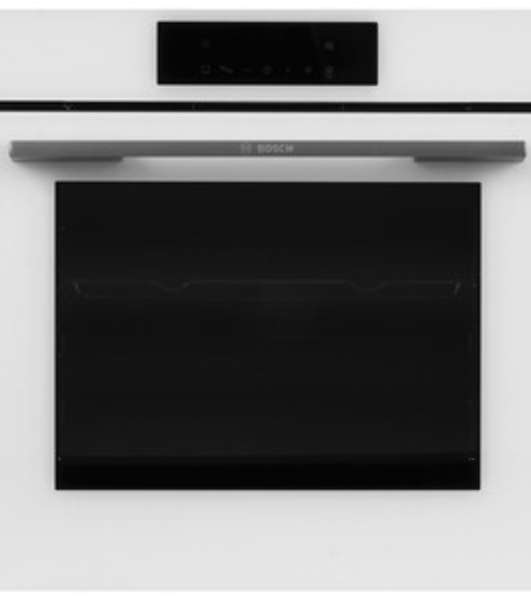 Духовой шкаф электрический Bosch HJG852YW0T Serie 6, 60 см, 66 л, белый,сенсорное управление, 8 режимов+AutoPilot 30(30 автоматических программ), LCD-дисплей, галогенное освещение, самоочистка EcoClean,Soft Open and Soft Close door,телескопические направляющие на 2 уровнях