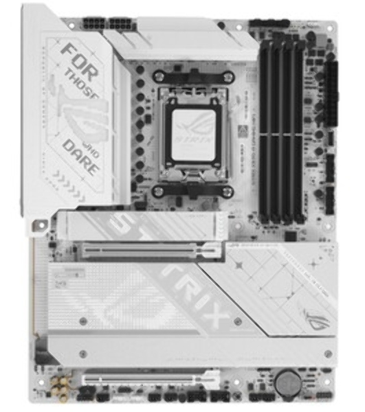 Материнская плата ASUS ROG STRIX X870-A GAMING WIFI, AM5, AMD X870, 4xDDR5, 2xSATA, 4xM.2, 1xPCI-E 4.0 x4, 1xPCI-E 5.0 x16, 1xHDMI, 1xDP, 1x 2.5Gb LAN, 4xUSB-A 3.2 Gen 1, 5xUSB-A 3.2 Gen 2, 1xUSB-C 3.2 Gen 2, 2xUSB4, 2x3.5 мм, 7.1, ATX