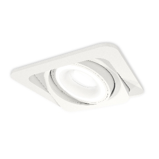 Комплект встраиваемого поворотного светильника Ambrella light XC7658080 SWH/FR белый песок/белый матовый MR16 GU5.3 (C7658, N7110)