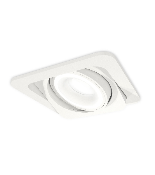 Комплект встраиваемого поворотного светильника Ambrella light XC7658080 SWH/FR белый песок/белый матовый MR16 GU5.3 (C7658, N7110)