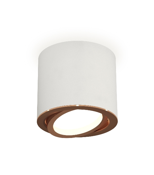 Светильник Ambrella Light XS7401005 SWH/PPG белый песок/золото розовое полированное MR16 GU5.3 (C7401, N7005)
