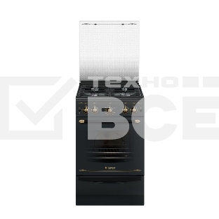 Плита газовая Gefest ПГ 5100-02 0187 черный, конфорок 4 шт, духовка 52 л, 50 см x 85 см x 58.5 см