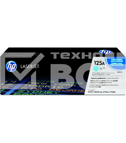 Картридж лазерный HP CB541A голубой LJ P1215/1515 (1400стр.)