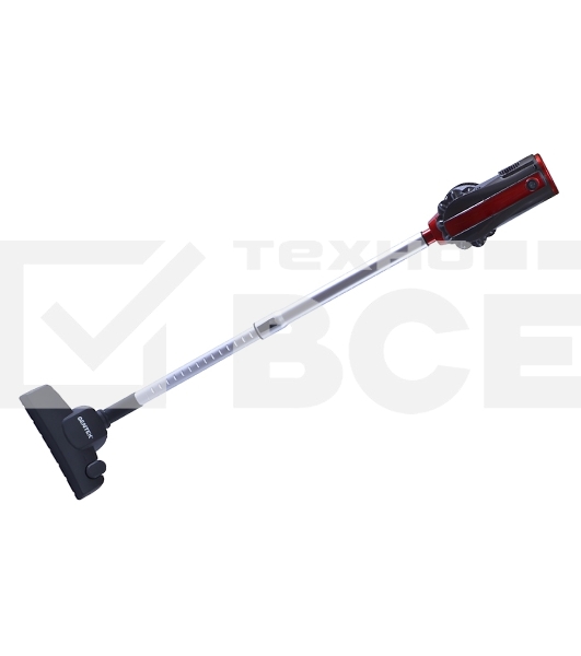 Пылесос вертикальный Centek CT-2561 красный/черный, питание от сети, 150 Вт, уборка сухая, пылесборник 0.5 л