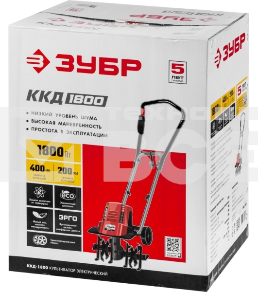Культиватор Зубр ККД-1800