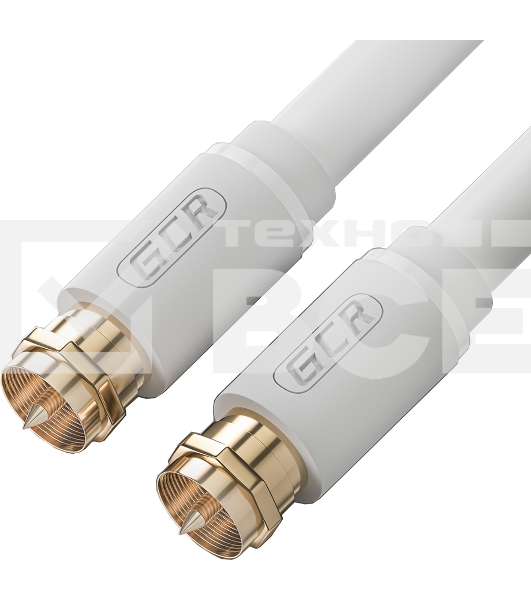 Кабель Greenconnect 1.5m антенный (коаксиальный) Male F81 / Male F81, резьба