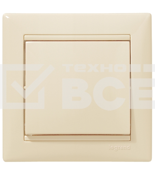 Выключатель Legrand 774301 Valena простой 10 Ax (слоновая кость)