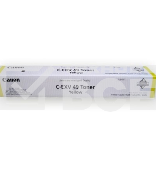 Картридж лазерный Canon C-EXV49Y (8527B002) желтый (19 000 стр.) для iR-ADV C33xx