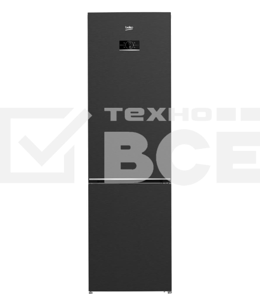 Холодильник Beko B3DRCNK402HXBR антрацит двухкамерный 257/100л морозилка снизу No Frost