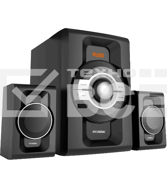 Микросистема Hyundai H-MS1403 черный 60Вт FM USB BT SD