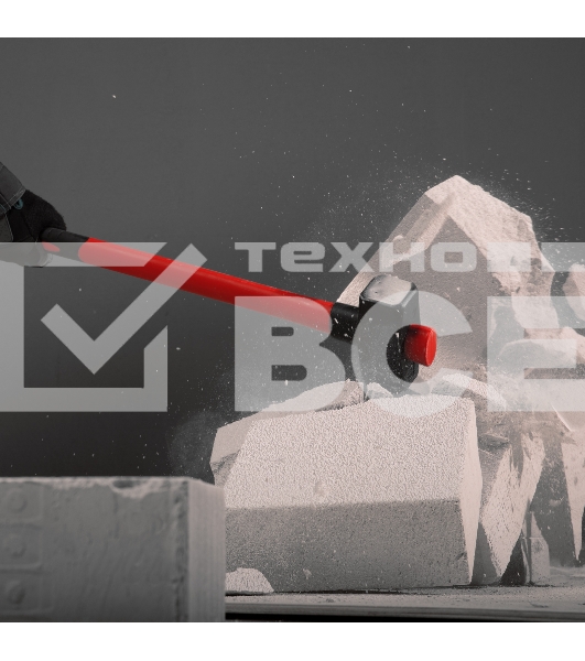 Кувалда Matrix 3000г фибергласовая обрезиненная рукоятка master