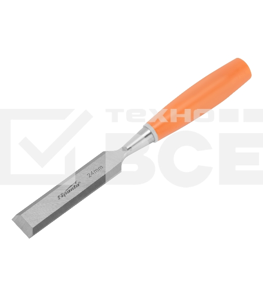 Стамеска Sparta 24 мм, плоская, пластиковая рукоятка