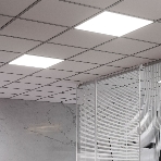 Св-к светодиодный Gauss IP40 595*595*7,2 мм 36W 2880лм 6500K ультратонкий матовый с Драйвером 1/4, фото 1