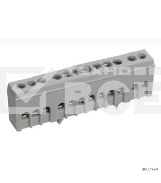 Шина L 'фаза' в корп. изоляции на DIN-рейку ШНИ-6х9-8-К-Ср ИЭК YNN10-69-8KD-K02