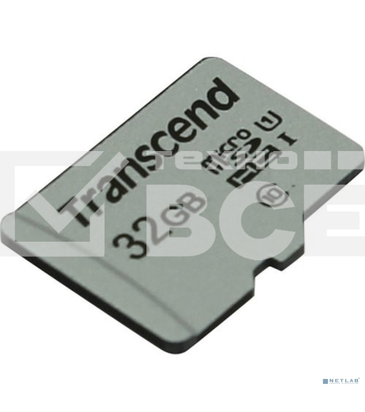 Флеш карта microSD 32GB Transcend microSDHC Class 10 UHS-1 U1, (без адаптера), TLC