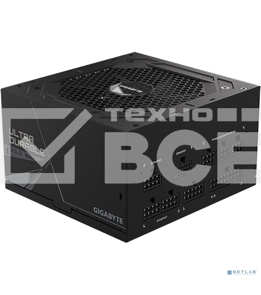 Блок питания Gigabyte ATX 1000W GP-UD1000GM 80 PLUS gold (24+4+4pin) APFC 120mm fan 8xSATA Cab Manag RTL