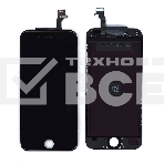 Дисплей для iPhone 6 в сборе с тачскрином (FOG), черный, фото4