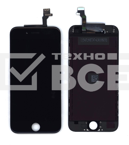 Дисплей для iPhone 6 в сборе с тачскрином (FOG), черный