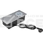 Розетка Cactus CS-SOCKET-USBA-WLESS для столешницы серебристый, фото3