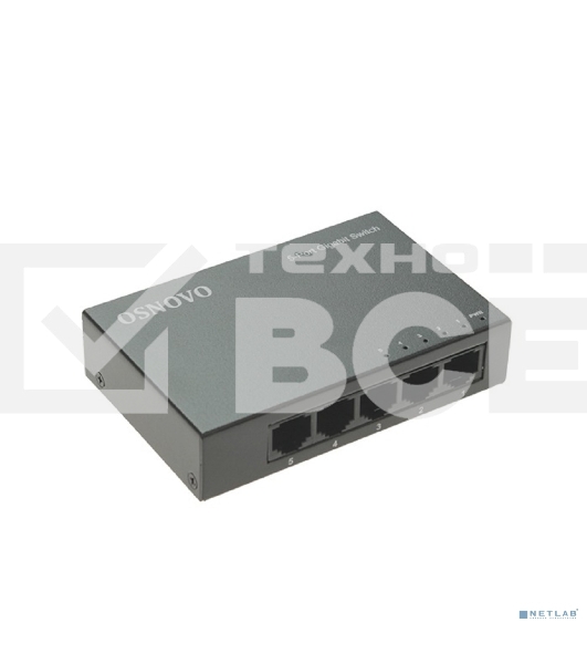 Коммутатор Osnovo SW-5G 5x1 Гбит/с неуправляемый