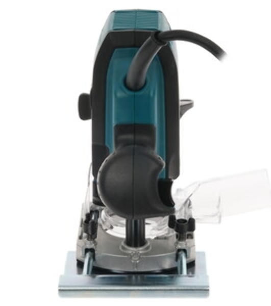 Фрезер Makita RP0900K 900Вт,27000об\м,ход-35мм,цанга-6\8мм,2.7кг,чем