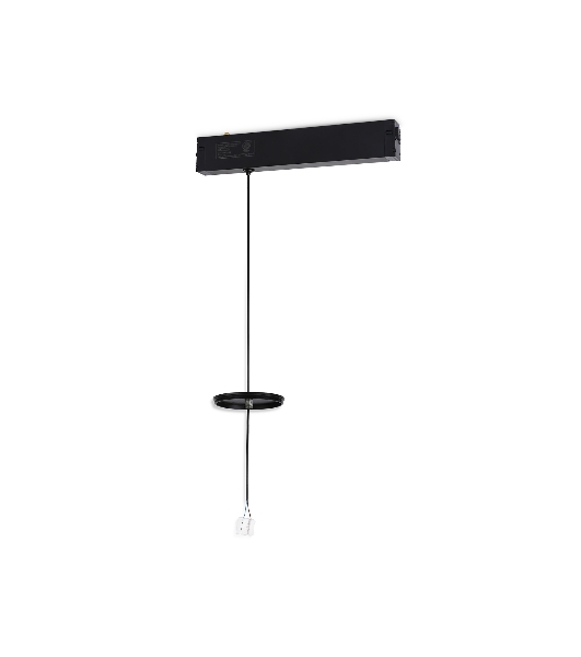 A2660 BK черный крепеж трековый подвесной для корпуса DIY D85mm 240*42*25 H1500