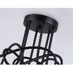 Светильник Ambrella light TR80419/6 BK/GD черный/золото E27/6 max 60W D690*370, фото5