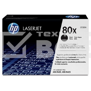Картридж лазерный HP CF280X черный LaserJet Pro 400 M401/M425 (6900стр.)