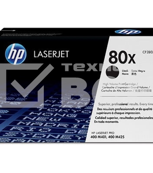 Картридж лазерный HP CF280X черный LaserJet Pro 400 M401/M425 (6900стр.)
