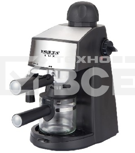 Кофеварка Delta LUX DL-8151К черная