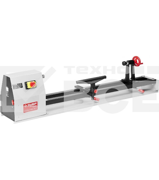 Электроинструмент ЗУБР ЗСТД-350-1000 Станок токарный по дереву, 4 скорости, длина 1000мм, d 350мм, 350Вт